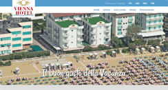 Desktop Screenshot of hotelviennacaorle.it